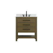 Karson Bathroom Vanity Chestnut Brown by Lighting Design – Wood, Chestnut Brown, Model VF60530MCB-BS