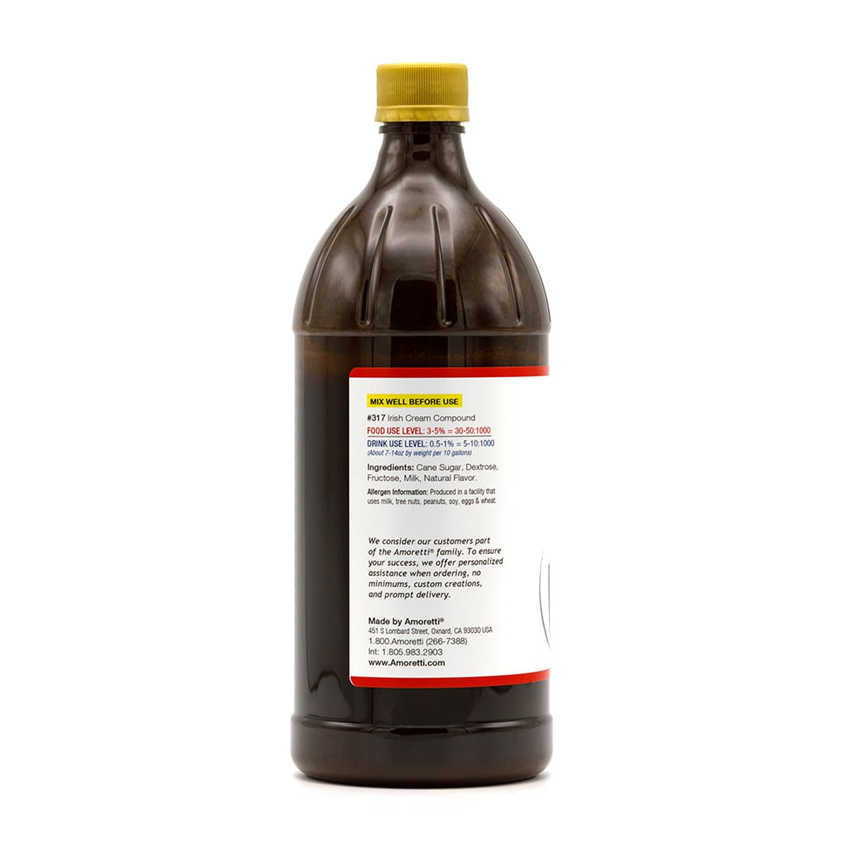 Irish Cream Compound 2.2 lbs - Natural Flavors by Amoretti – 2.2 lbs