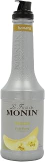 Monin Banana Fruit Purée, 48-Ounce Packages (Pack of 4)