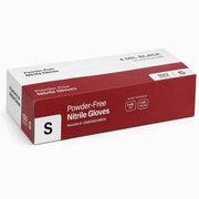 Nitrile Black Disposable Gloves 4 Mil Powder-Free Small by Glownary – Large, Vinyl, Blue, Pack of 1000, Model 394en401sbox