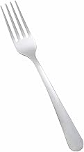 Winco 12-Piece Windsor Dinner Fork Set, 18-0 Stainless Steel,Silver | Dishwasher safe, Smooth contour design, Restaurant service, Great for Entrees, Salads, Pasta and Table Service
