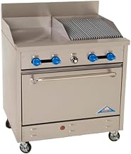 F330-18-1.5RB Gas 36" Range w/ Griddle & Char Broiler