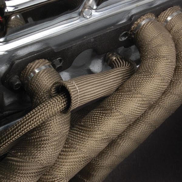 Design Engineering 2" x 50' (Smaller Packaging) / Titanium / 1 Heat Wrap, Matting & Sleeving
