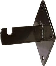 Econoco Grid Panel Wall Mount Brackets, Black, 12 Pack | Secures grid panels to walls, professional-grade heavy-duty metal construction for durable & stylish retail or studio display