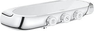 GROHE Grohtherm SmartControl Thermostatic Mixer Tap with 3聽Shut-Off Valves on/Flush-Mounted, Pack of 1, 34713000