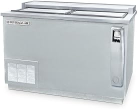 Beverage-Air DW49-S Deep Well Bottle Cooler 2 Lids and 3 Dividers 13.3 cu.ft. Capacity Stainless Steel Exterior and Bottom Mounted