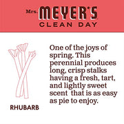 Mrs. MEYER'S Rhubarb(Pack of 3) / 12.5 Fl Oz (Pack of 3) / Rhubarb Hand Wash