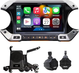 Alpine I509-WRA-JL 9" Digital Media Receiver with PSS-23WRA2 Sound System and SPV-65RGB-CAN Speaker Pods