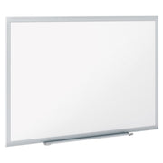 Dry Erase White Board 72"W x 48"H Magnetic Whiteboard by Quartet – 72"W x 48"H, Aluminum, Silver, Model SM537