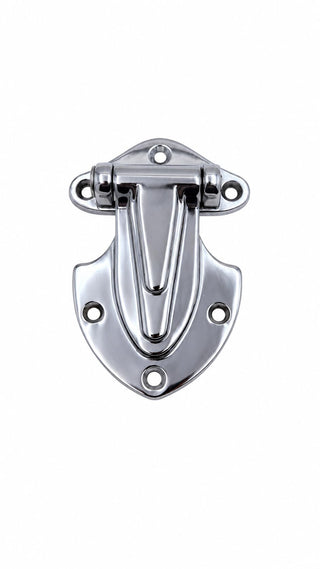 139 Series Reversible Surfacemount Hinge (Offset: Flush) by Kason – Offset: Flush, Chrome, Model 139-01
