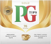 PG Tips Gold 70s (Non-Pyramid) Teabags (Pack of 6, Total 420 Teabags)