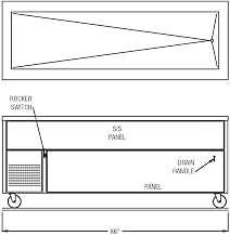 Ranserve Cold Food Table, Refr