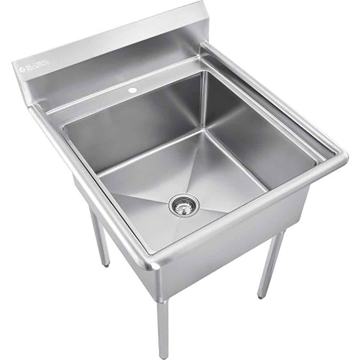 Stainless Steel Utility Sink W/10" by Global Industrial – Stainless Steel, Model C1T242412