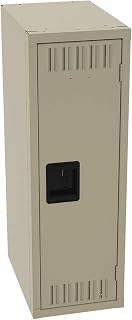 Tennsco Wardrobe Lockr, Sand, 12in.Wx36in.H, 1 Tier