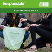 Responsible Products 55 Gallon (160 Count) / Green / 55.0 gallons Compost Bags