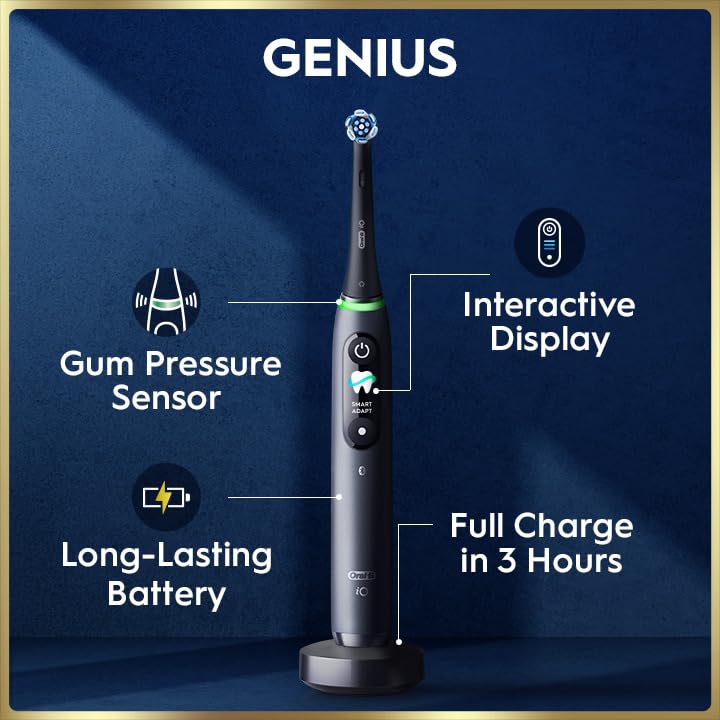Rechargeable Electric Toothbrush by Oral-B – 1 Count (Pack of 1), Sapphire Blue, Model P_7085