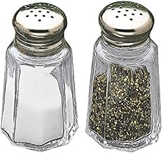 SHAKER SALT & PEPPER 1-OZ, CS 4/12PK, 06-0933 TABLECRAFT CONDIMENT DISPENSERS