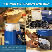 Powr-Flite Pro Lite BP4S / 4-quart / Blue Canister Vacuums