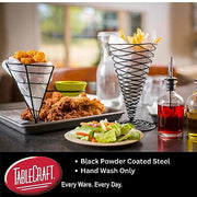 Tablecraft 4.00x13.00x7.50 / Black / Modern Display Baskets