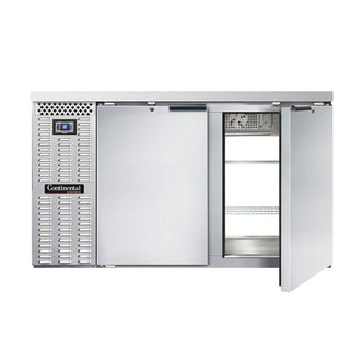 BBC59S-SS-PT Two Section Refrigerated Pass-Thru Back Bar Cooler by Continental Refrigerator – Commercial Grade