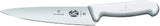 Victorinox "Fibrox Straight Edge Carving Knife with 19 cm Blade, Stainless Steel, White, 30 x 5 x 5 cm