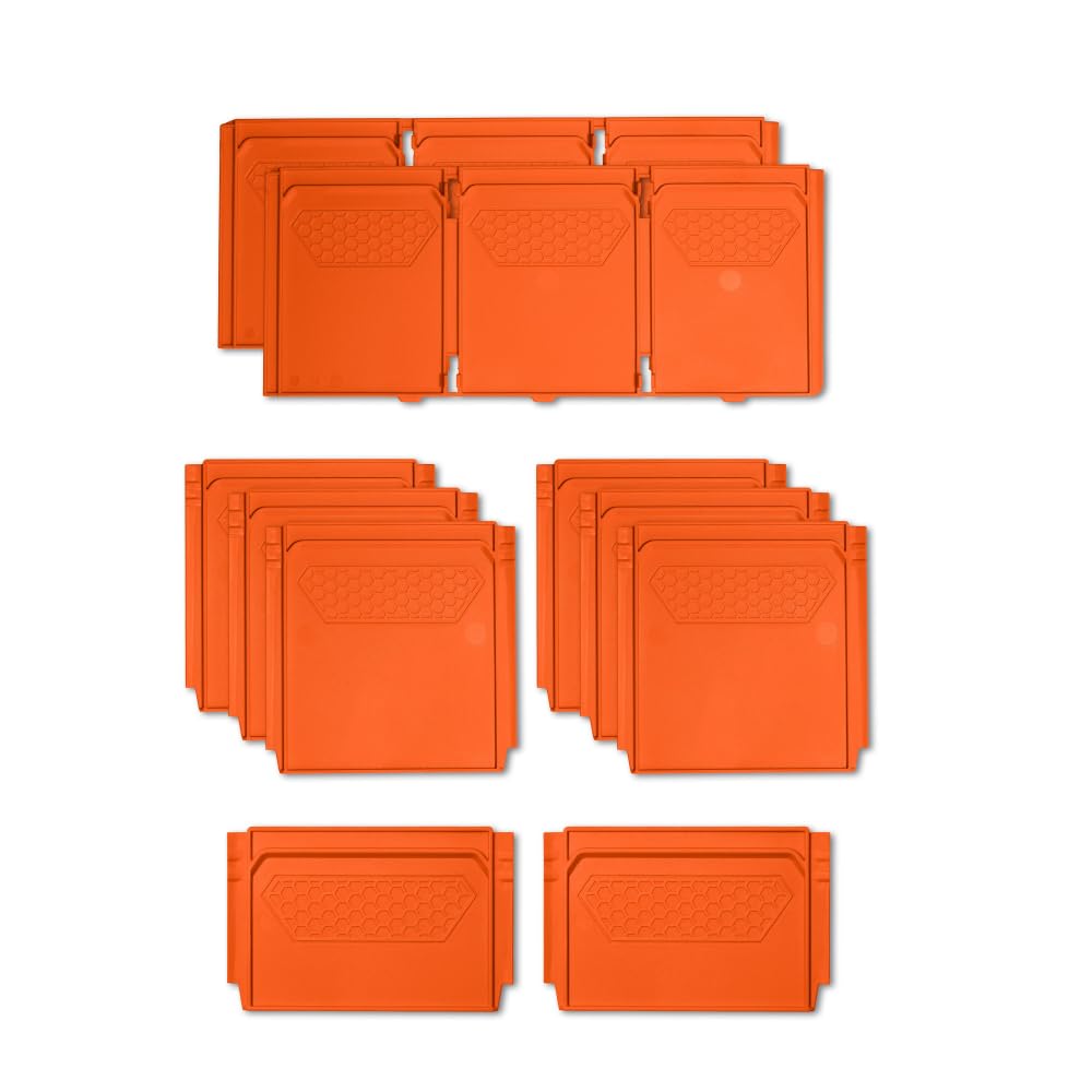 MODbox Drawer Dividers by KLEIN TOOLS – Divider for 54822MB Drawer, Plastic, Orange, Model 54922MBR