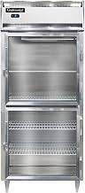 DL1FX-SA-GD-HD Designer Line Extra-Wide Single Section Reach In Glass Door Freezer, 36-1/4"W, Stainless Exterior & Half-Height Doors