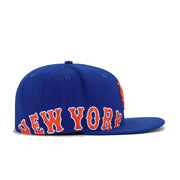 New York Mets Light Royal Blue Side Split 59Fifty Fitted Baseball Hat (US by New Era – 7 3/4, Polyester, Light Royal Blue, Model New Era 59fifty Fitted Baseball Hat