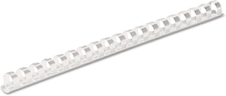 Fellowes Plastic Binding Combs, 90 Sheet Capacity, 1/2 Inch, White, 100 per Pack