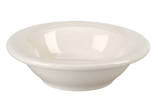 Vista NR Fruit Bowl 4-5/8" by Vertex China – 4.0 ounces, Bone White, Pack of 36, Model VNR-11