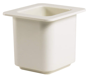 Food Pan 1/6 X 6" Coldfest White by Cambro – Small, 2.4 quarts, Plastic, White, Model EA66CF148
