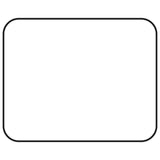 White Labels Rectangular - 1 1/4"L x 1"H 1000 Per Roll by HUBERT – Paper, White, Pack of 1000, Model 17785