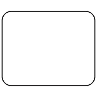White Labels Rectangular - 1 1/4"L x 1"H 1000 Per Roll by HUBERT – Paper, White, Pack of 1000, Model 17785