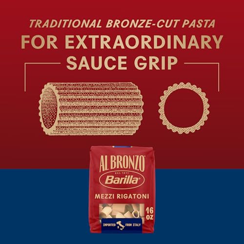 Barilla 16 Ounce (Pack of 1) / Mezzi Rigatoni / 1 Pasta
