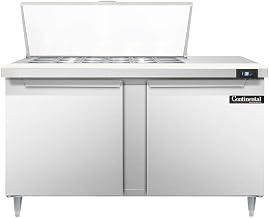 DL60-18M Designer Line Mighty Top Sandwich Unit, 60" W, With 18 Pan Top Openings