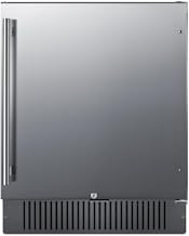 Summit 27” Refrigerator, Built-in, Outdoor Refrigerator, 4.98 cu.ft. (141L) Capacity, Stainless Steel- FF27BSS