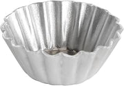 Fat Daddio's PMTH-2 Natural Aluminum Mini Tartlet Pan, 2 x 0.9 Inch, 20 count