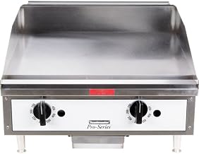 Toastmaster TMGT24 24" Thermostatic Control Gas Griddle