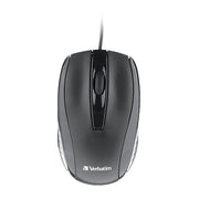 Universal Wired Optical Mouse by Verbatim – No Size, Plastic, Black, Model 70733