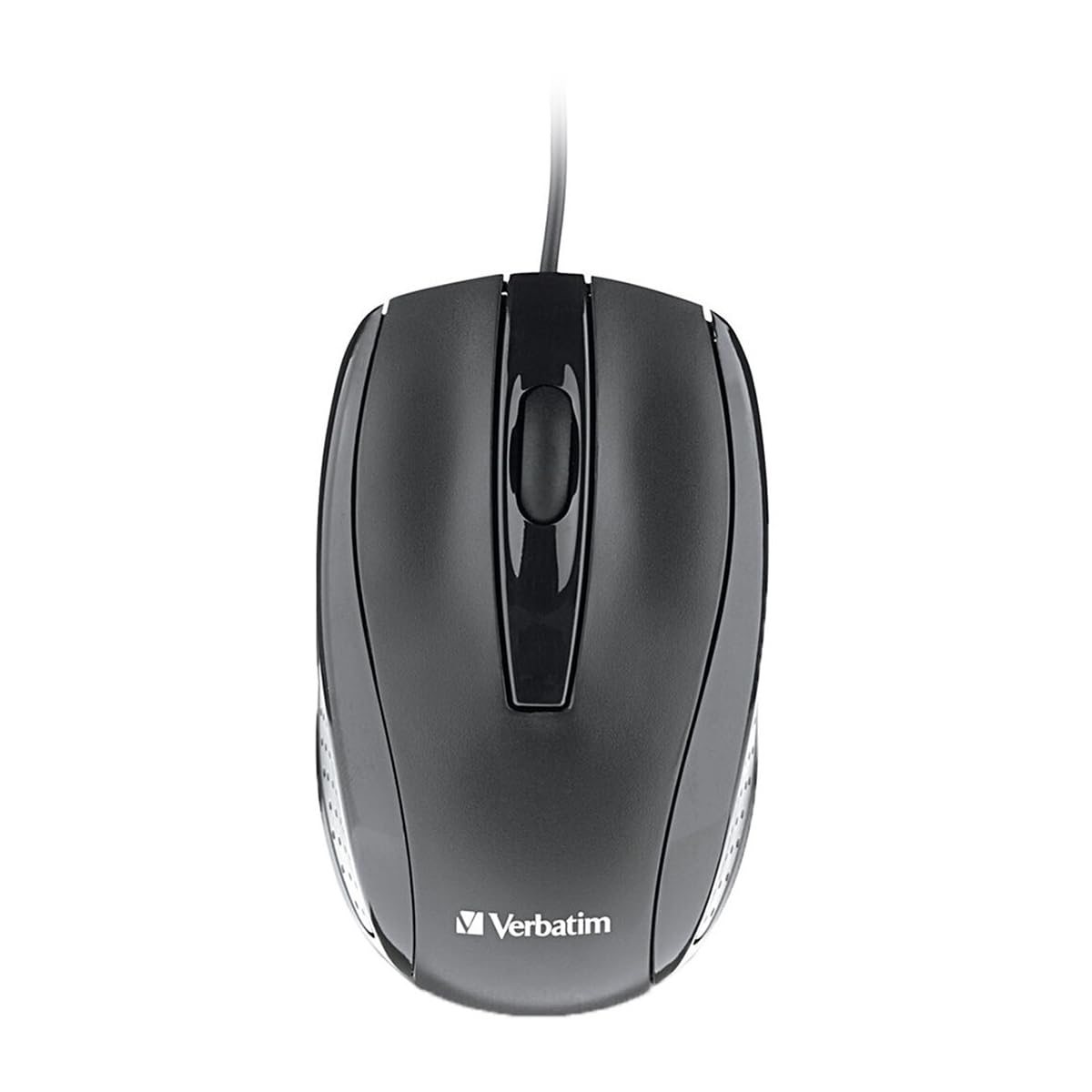 Universal Wired Optical Mouse by Verbatim – No Size, Plastic, Black, Model 70733