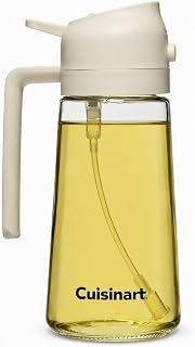 Cuisinart 2‑in‑1 Oil Sprayer & Pourer – Refillable Oil Mister, Controlled Spray or Stream, Ideal for Cooking, Roasting & Grilling