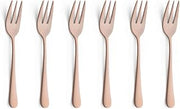 Amefa Cake Forks, Stainless Steel, Black, Klein