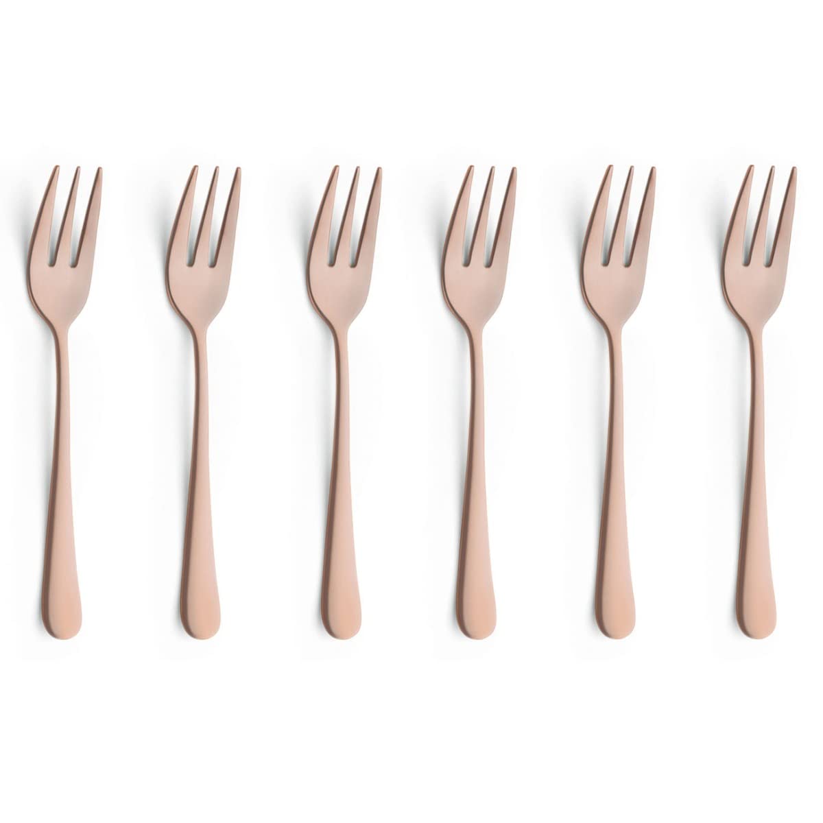 Amefa Black / Cake forks, 6 pieces. / klein Dessert Forks