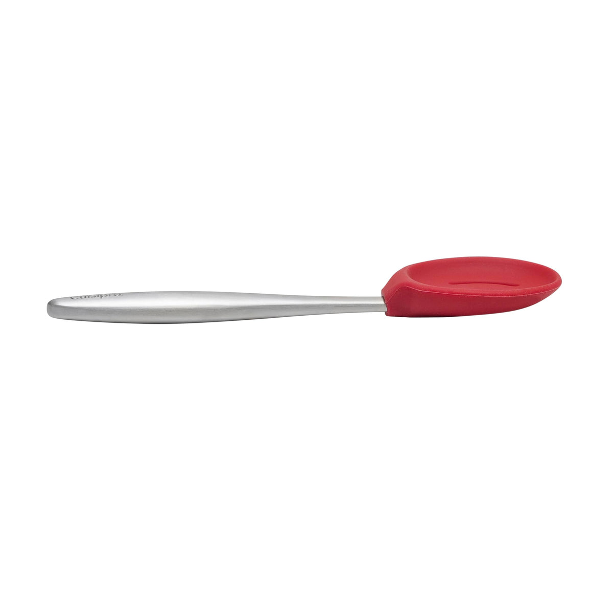PICCOLO 8" Silicone Slotted Spoon by Cuisipro – 8", Silicone, Red, Model CSP-74737705