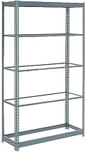 Global Industrial Heavy Duty Shelving 36" W x 24" D x 96" H with 5 Shelves, No Deck, Gray