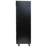 27 1/8" One Section Display Freezer by MOTAK – 30.31x30.71x87.01, In Description, Black, Model MGD-1DF-27-X
