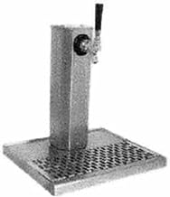 CT-1-PBR Column Draft Beer Tower glycol-cooled (4) polished Brass fau