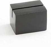 American Metalcraft BLCHR1 Aluminum Card Holder, Black, Rectangular