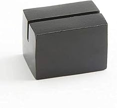 American Metalcraft BLCHR1 Aluminum Card Holder, Black, Rectangular