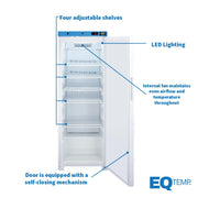 12.71 cu.ft Vaccine Refrigerator by EQTemp – 12.71 cubic_feet, White, Model ACR1322GLHD